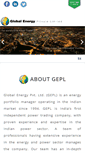 Mobile Screenshot of globalenergy.co.in
