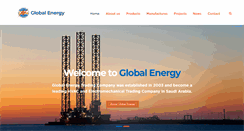 Desktop Screenshot of globalenergy.com.sa